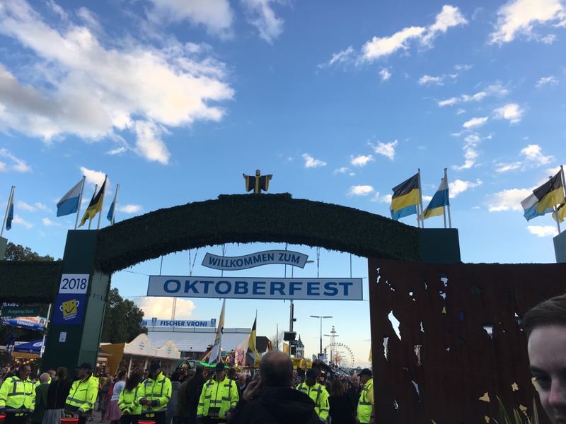The entry to the Theresienwiese